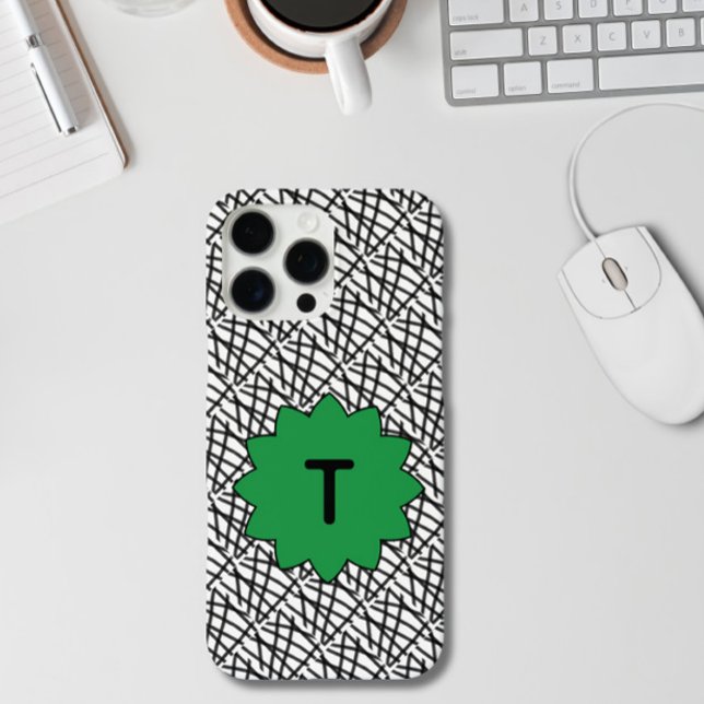 Monogramm iPhone 16 Pro Max Hülle (Von Creator hochgeladen)
