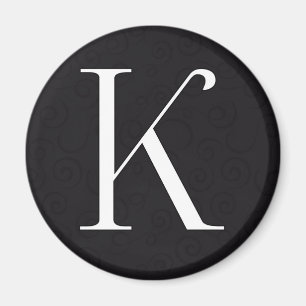 Monogramm K Magnet