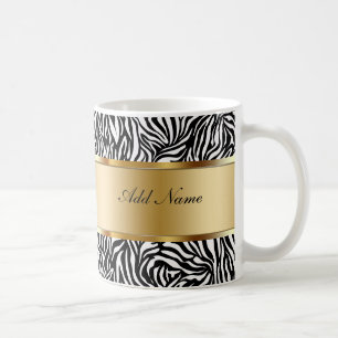 Monogramm-Kaffee-TassenZebra Kaffeetasse