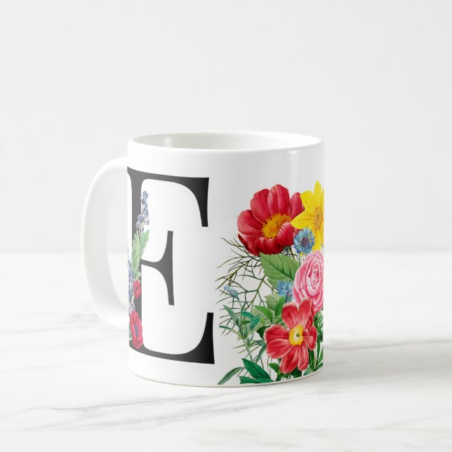 Monogramm Kaffeetasse (Vorderseite Links)