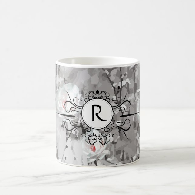 Monogramm Kaffeetasse (Mittel)