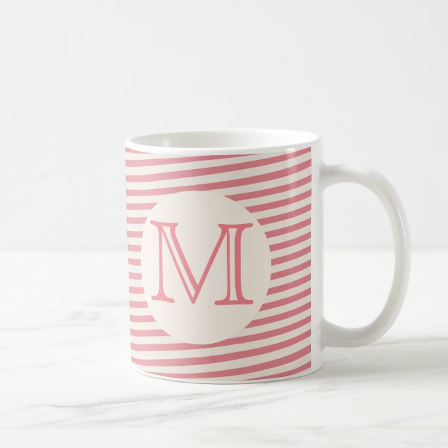 Monogramm Kaffeetasse (Rechts)