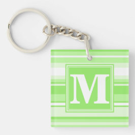 Monogramm Kalkstreifen Schlüsselanhänger