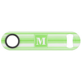 Monogramm Kalkstreifen Speedflaschenöffner