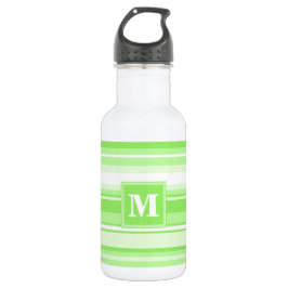 Monogramm Kalkstreifen Trinkflasche