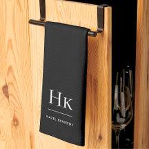 Monogramm Klassisch Elegant Einfach Minimal Schwar