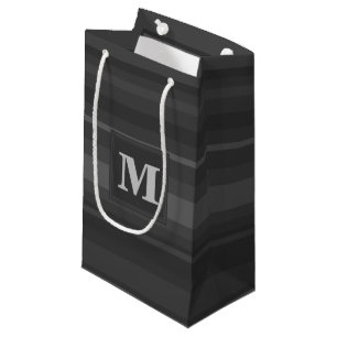 Monogramm-Kohlenstreifen Kleine Geschenktüte