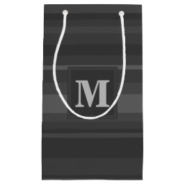 Monogramm-Kohlenstreifen Kleine Geschenktüte