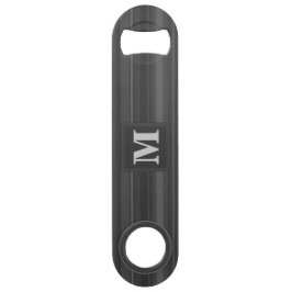 Monogramm-Kohlenstreifen Speed Flaschenöffner