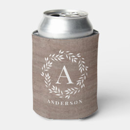 Monogramm Kraut Personalisiert Dose Dosenkühler