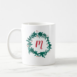 Monogramm Krautmalerei Berries Kaffeemaschine Tass Kaffeetasse