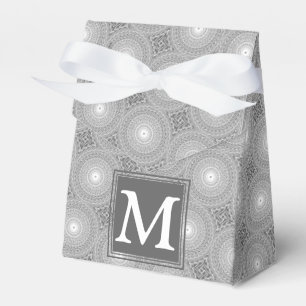 Monogramm-Kreismuster Geschenkschachtel