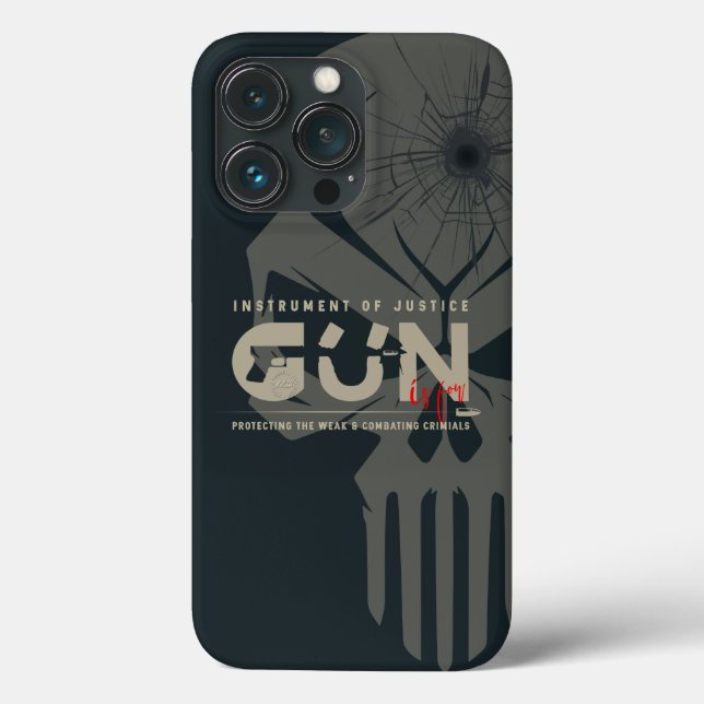 Monogramm-Kunst der Waffe | (Dunkler Modus) Case-Mate iPhone Hülle (Rückseite)