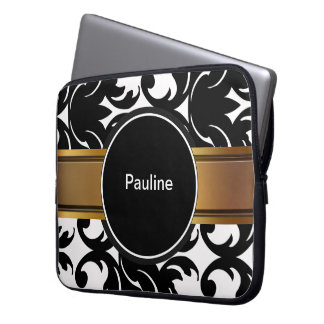 Monogramm-Laptop-Hülse Laptopschutzhülle