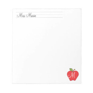 Monogramm-Lehrer   Anmerkungen Notizblock