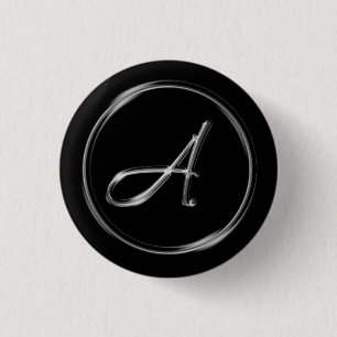 Monogramm ‚Letter A‘ Button