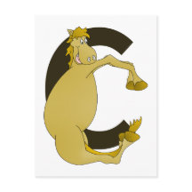 Monogramm Letter C Pony