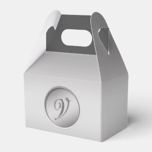 Monogramm "Letter V" Geschenkschachtel
