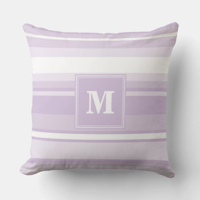 Monogramm lila Streifen (Vorderseite)