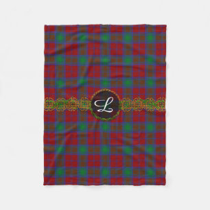 Monogramm-LindsayTartan Fleecedecke