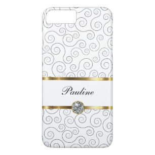 Monogramm LuxusBling Art Case-Mate iPhone Hülle