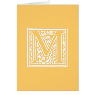 Monogramm "M" für Flora