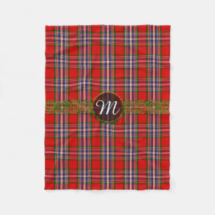 Monogramm MacFarlane RotTartan Fleecedecke