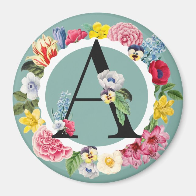 Monogramm Magnet (Vorne)