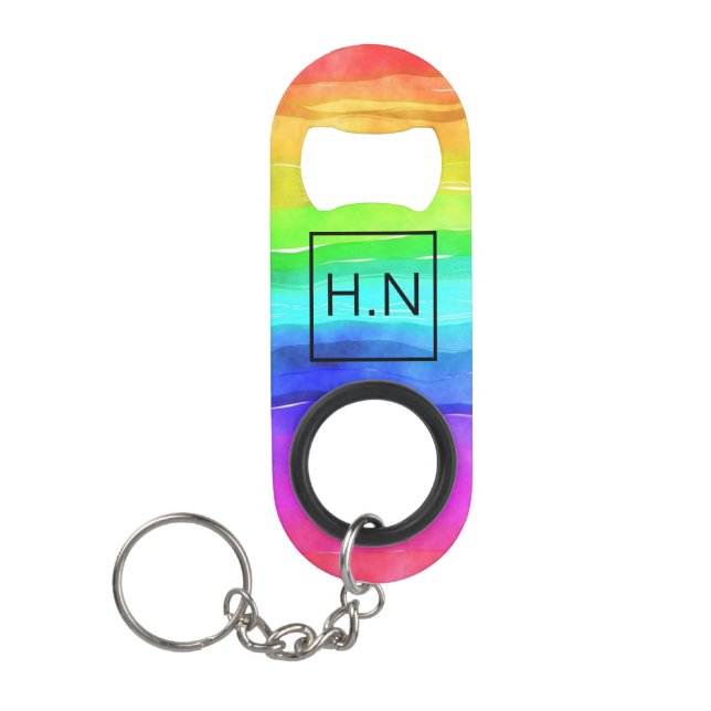Monogramm Mini Flaschenöffner (Vorderseite)