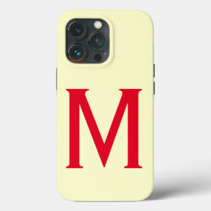 Monogramm Minimalistisch Name Anfänglich modern hi Case-Mate iPhone Hülle