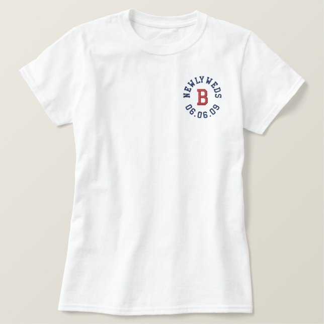 Monogramm mit Datum Polo (Design vorne)