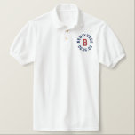 Monogramm mit Datum Polo<br><div class="desc">Monogram-Geschenke haben eine große Auswahl an individuell anpassbaren USPS-Briefmarke,  Umschlag Aufkleber-Aufkleber,  Grußkarten,  Hemden,  Hüte,  Buttons,  Magnete und vieles mehr. Diese Monogramme eignen sich hervorragend für die Versendung von Einladungen zu Hochzeiten,  Party Einladungen zum Jahrestag,  Graduierungsankündigungen und Geburtstagspartys,  um nur einige zu nennen.</div>