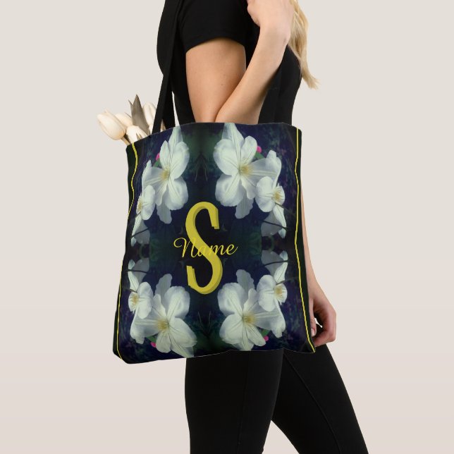 Monogramm mit Ihrem Anfangsbuchstaben und Namen Cl Tasche (Von Nahem)