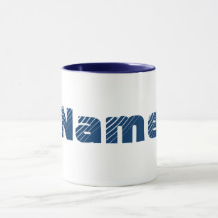 Monogramm mit Ihrem Namen in fetter Schrift person Tasse