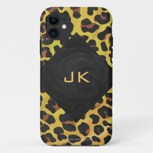 Monogramm mit Leopard Brown und Gelb title_seo2