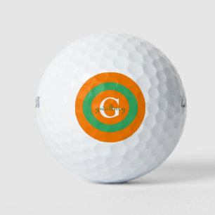 Monogramm mit Name Personalisiert- Golfball