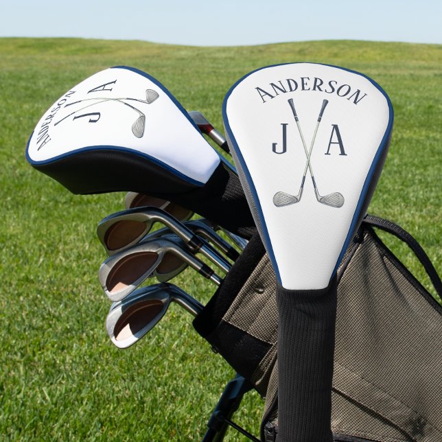 Monogramm mit Namen und Initialen  Golf Headcover (Von Creator hochgeladen)