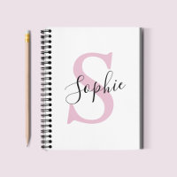 Monogramm mit neuem Personalisierten Namen Pink