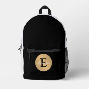 Monogramm mit personalisiertem Namen im Circle But Bedruckter Rucksack