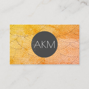 Monogramm mit Stilmuster Visitenkarte