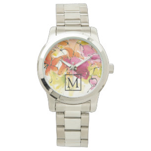 Monogramm Mitte Juli Armbanduhr