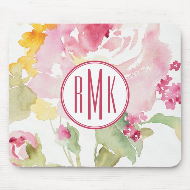 Monogramm | Mitte Juli Mousepad (Vorne)