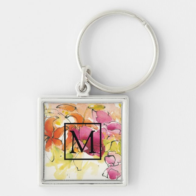 Monogramm | Mitte Juli Schlüsselanhänger (Vorne)