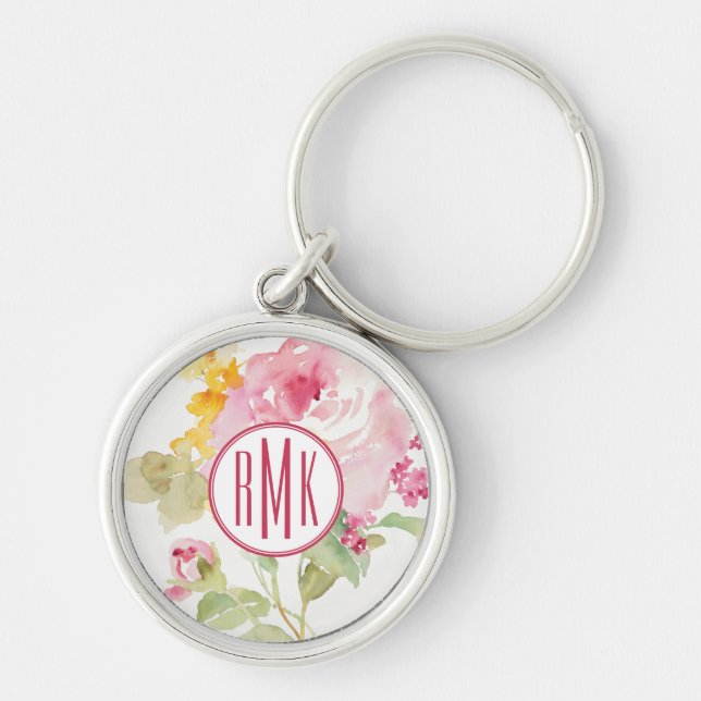 Monogramm | Mitte Juli Schlüsselanhänger (Vorne)