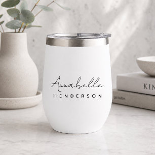 Monogramm Modern Minimalistisch Sauber Einfach W