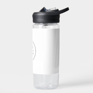 Monogramm Modern Minimalistisch Sauber Stylisch Trinkflasche