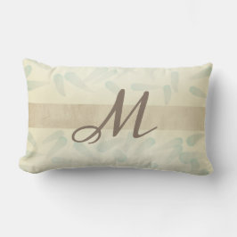 Monogramm modernes Kissen abstrakt