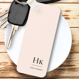 Monogramm Modernes Klassisches Minimalistisches Mi Schlüsselanhänger