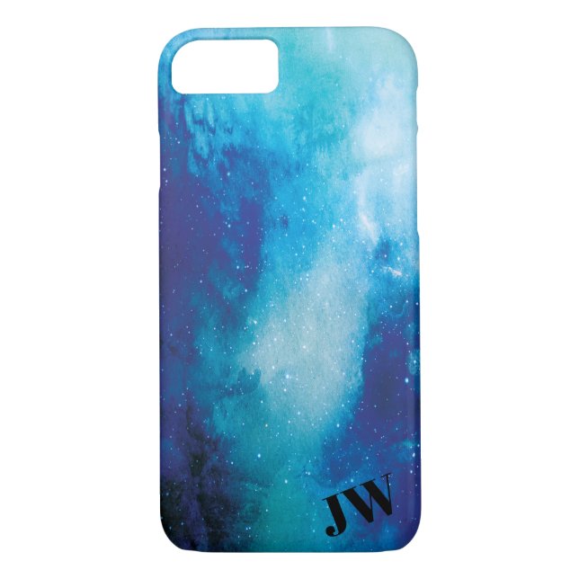 Monogramm-modernes modisches Case-Mate iPhone hülle (Rückseite)