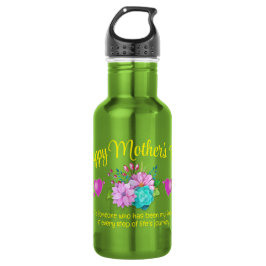 Monogramm-MUTTER-Tag Edelstahlflasche